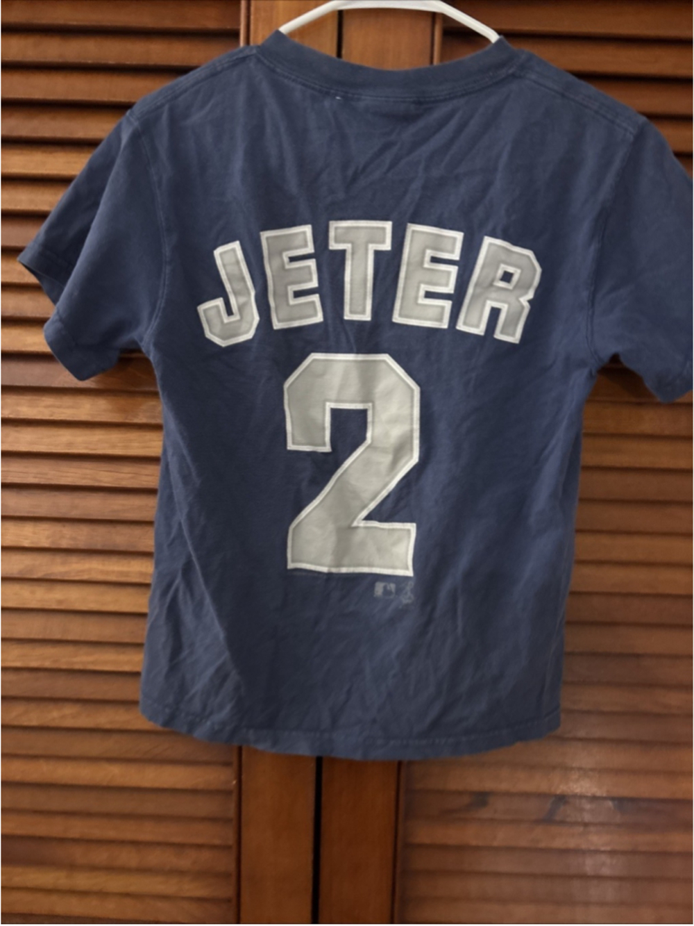 New York Yankees Derek Jeter #2 Lee Sport MLB Blue Youth M 10/12